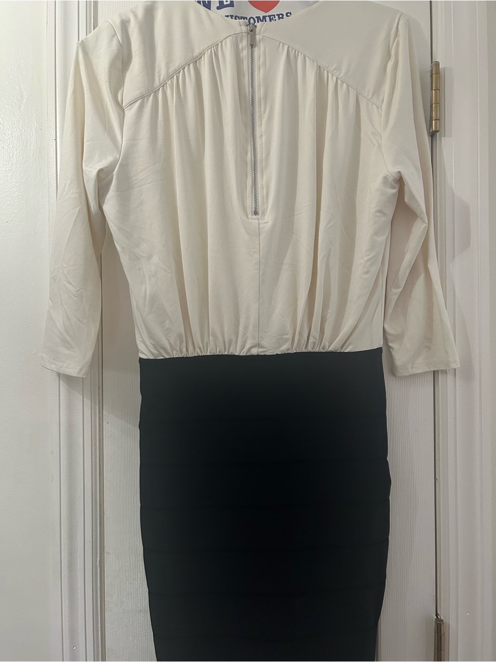 BeBe Dress - Wrap-Style Top with bodycon skirt - Picture 5 of 6